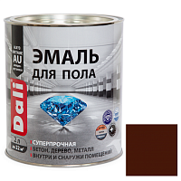 Эмаль для пола Dali красно-коричневая RAL 3009 2 л