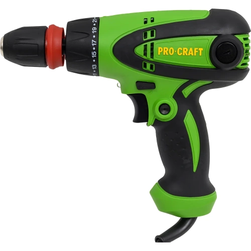 Шуруповерт электрический PROCRAFT 1200 Вт, 25 Нм, 0-750 об/мин, DFR PB1200DFR фото 9