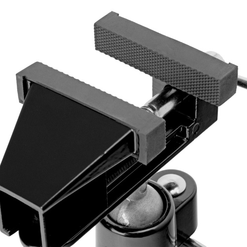 Тиски настольные, многофункциональные, сменная насадка, хомут для дрели, шарнирный механизм, 70 мм Matrix фото 9