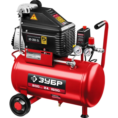 Безмасляный воздушный компрессор 200 л/мин ЗУБР КП-200-24