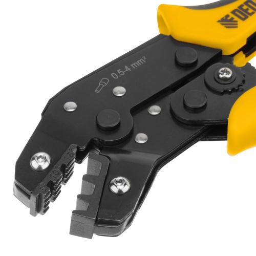 Клещи для обжима наконечников штыревых НШВ, НШВИ, НШВИ-2, 6-16 мм2 Denzel фото 6