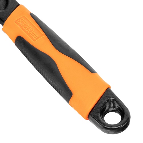 Ключ разводной, 200 мм, двухкомпонентная рукоятка Sparta фото 4