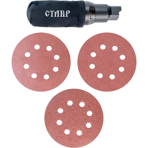 Шлифовальная эксцентриковая аккумуляторная машина Ставр 9020700046 фото 6