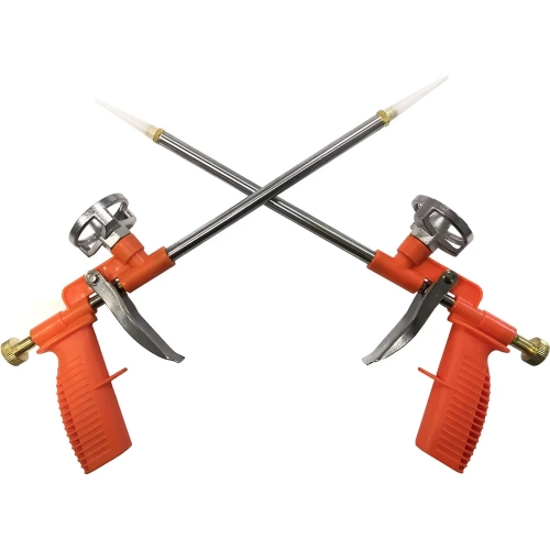 Пистолет для монтажной пены SKRAB пластик, оранжевый, 2шт. 50498 Пистолет для монтажной пены SKRAB пластик, оранжевый, 2шт. 50498