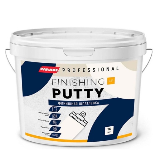 Шпатлевка акриловая Parade Professional S21 финишная 16 кг