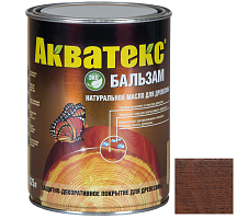 Бальзам масло для древесины Акватекс Махагон 0,75 л