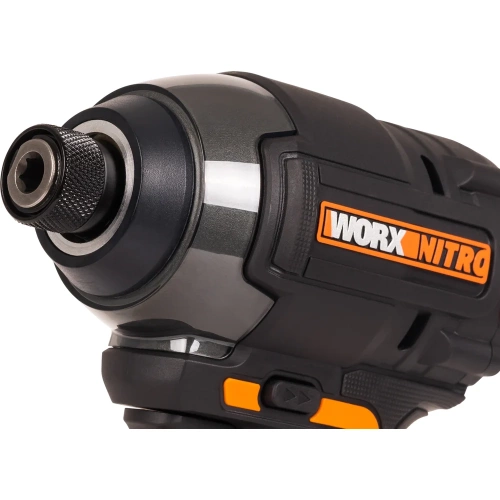 Винтоверт ударный бесщеточный аккумуляторный WORX 20В, 200Нм, 2Ач х2, ЗУ 2А, кейс WX265 фото 6 Винтоверт ударный бесщеточный аккумуляторный WORX 20В, 200Нм, 2Ач х2, ЗУ 2А, кейс WX265 фото 6