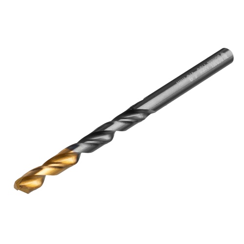 Сверло по металлу, 4,8 мм, HSS-Tin, Golden Tip, 10 шт. Denzel фото 2