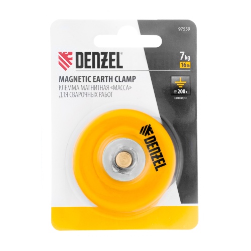 Клемма магнитная "масса" для сварочных работ Denzel фото 6