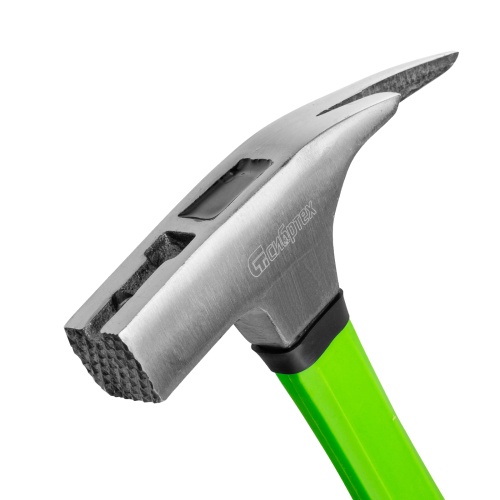 Молоток кровельщика, 600 г, фибергласовая обрезиненная рукоятка Сибртех фото 3