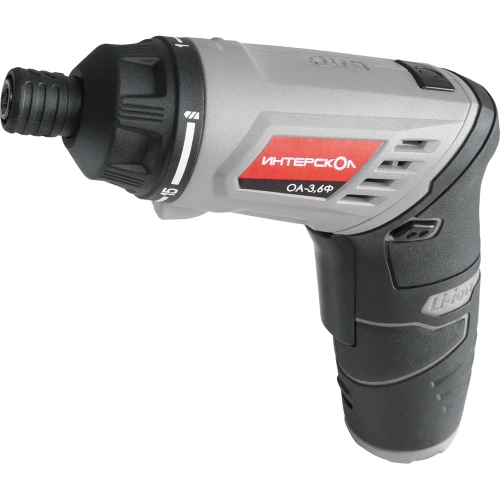 Аккумуляторная отвертка ИНТЕРСКОЛ ОА-3.6Ф 433.0.1.00
