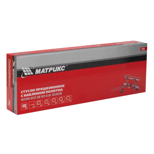 Стусло прецизионное, 600 мм, с наклоном полотна МАТРИКС фото 14