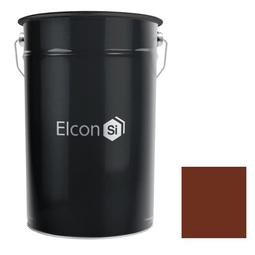 Грунт-эмаль антикоррозионная Elcon ХВ-0278 коричневая RAL 8017 25 кг