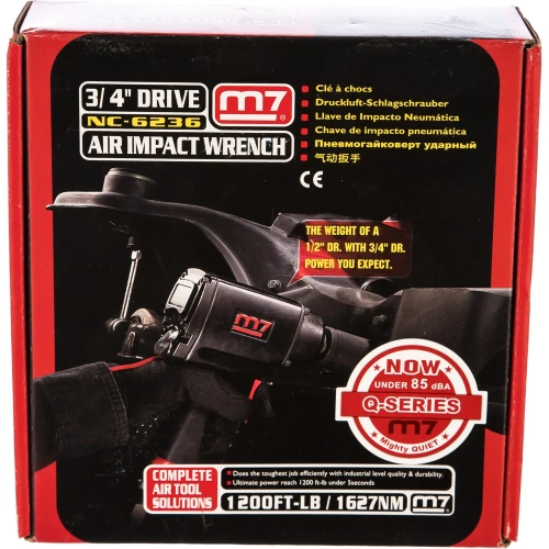 Пневматический ударный гайковерт MIGHTY SEVEN NC-6236Q фото 7 Пневматический ударный гайковерт MIGHTY SEVEN NC-6236Q фото 7