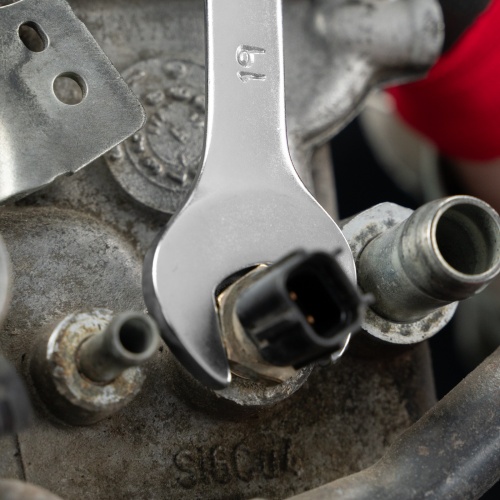 Ключ комбинированный, 19 мм, CrV, матовый хром Stels фото 7