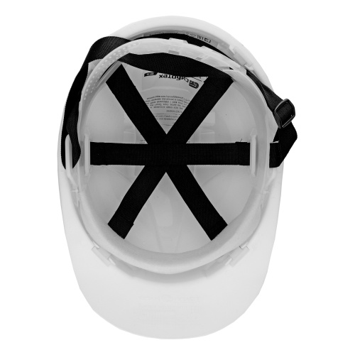 Каска защитная из ударопрочной пластмассы, белая Сибртех фото 6