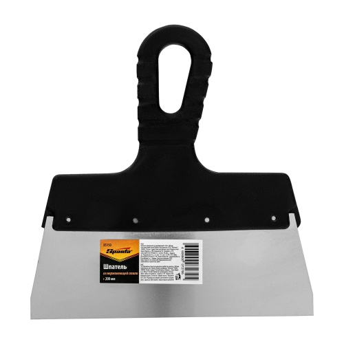 Шпатель фасадный из нержавеющей стали, 200 мм, пластмассовая ручка Sparta фото 5