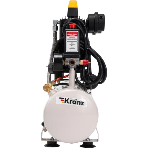 Компрессор воздушный безмасляный KRANZ KR-850/10, 850 Вт, 140 л/мин, 10 л KR-16-1161 фото 3