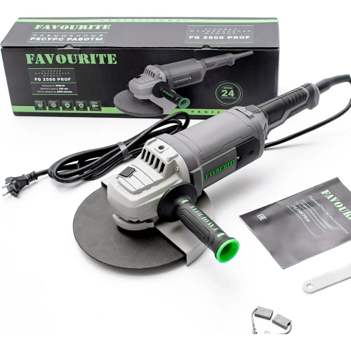 Угловая шлифовальная машина FAVOURITE  FG 2500 PROF 2500Вт, ф230мм 552222500 фото 3