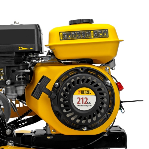 Мотоблок DPT-270SB, 7 л.с., ремен.сцеп, фрез 3х4, ШОМ, без колес, передачи 2В/1Н Denzel фото 13