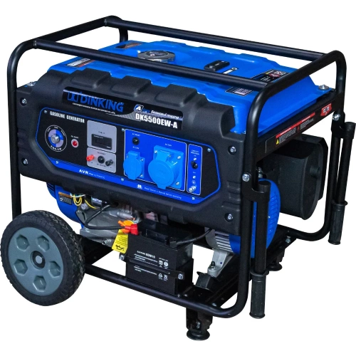 Бензиновый генератор Dinking DKA5500EW (5,5кВт, электростартер, 15лс, колёса) ГЕН014 фото 4