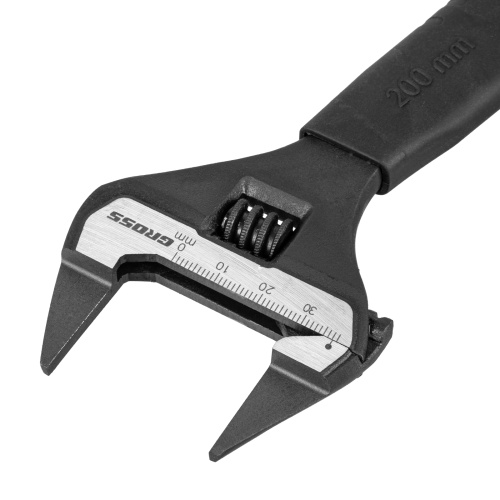 Ключ разводной, 200 мм, CrV, ультратонкие губки Gross фото 4