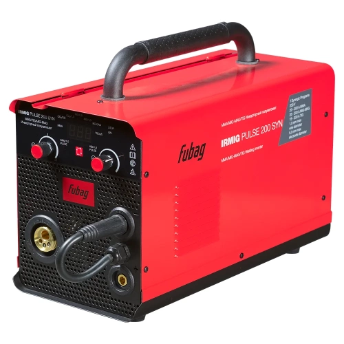 Сварочный инвертор полуавтомат FUBAG IRMIG PULSE 200 SYN с горелкой 250А 41385 фото 5 Сварочный инвертор полуавтомат FUBAG IRMIG PULSE 200 SYN с горелкой 250А 41385 фото 5