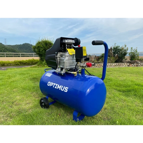 Поршневой компрессор Optimus 300л/мин, 2.2 кВт, 220 В, ресивер 50 л hd OPT-305030 фото 8