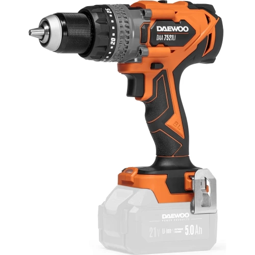 Дрель-шуруповерт ударная аккумуляторная DAEWOO без АКБ и ЗУ DAA 7521Li фото 5