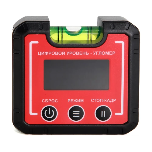 Компактный электронный уровень-угломер TECHNICOM с магнитом, 65 мм, 0-360°, ЖК дисплей, 2 магнита, автокалибровка, автоотключение TC-LA65C фото 11 Компактный электронный уровень-угломер TECHNICOM с магнитом, 65 мм, 0-360°, ЖК дисплей, 2 магнита, автокалибровка, автоотключение TC-LA65C фото 11