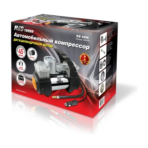 Автомобильный компрессор AVS KE450L A80978S фото 4 Автомобильный компрессор AVS KE450L A80978S фото 4