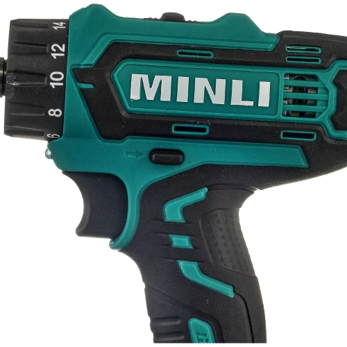Аккумуляторная дрель-шуруповерт MINLI 10mm 25N.m Li-ion 18Vx2 DC103.2-2.0A фото 7