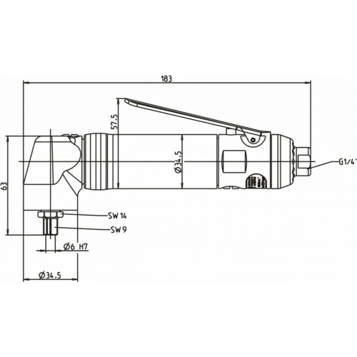 Угловая шлифовальная машина DEPRAG GDA030-180SX 6061260B фото 3