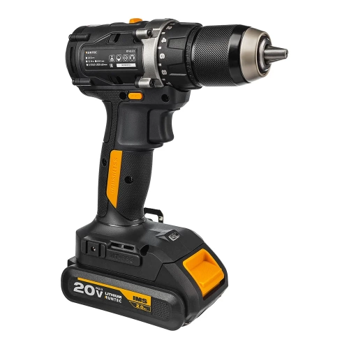 Дрель-шуруповерт аккумуляторная RUNTEC PRO 13 мм,20В, 2*2Ач, 55Нм RT-ID221 фото 4