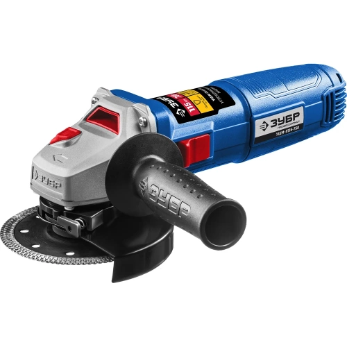 Углошлифовальная машина ЗУБР 115 мм УШМ-П115-750 Углошлифовальная машина ЗУБР 115 мм УШМ-П115-750