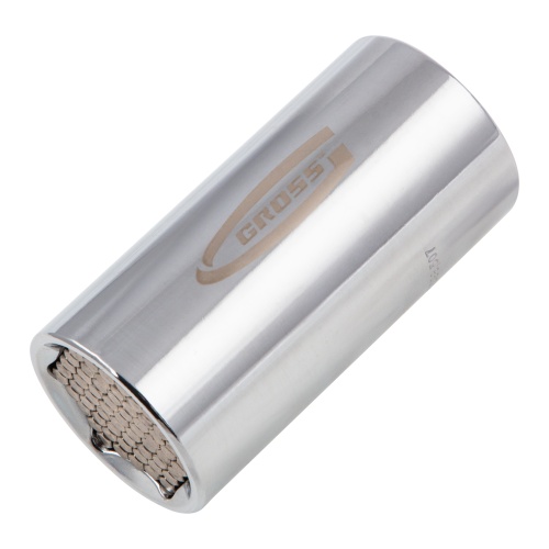 Головка торцевая многоразмерная 11-32 мм, под квадрат 1/2, CrV, хромированная Gross фото 4