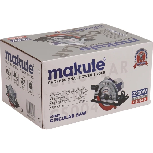 Циркулярная пила Makute (2200Вт, 235мм) CS004-S фото 5 Циркулярная пила Makute (2200Вт, 235мм) CS004-S фото 5