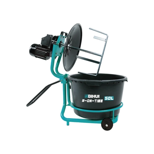Миксер строительный с ёмкостью BIHUI 65л на колесах с таймером, 750Вт, арт. MMWT65 фото 3 Миксер строительный с ёмкостью BIHUI 65л на колесах с таймером, 750Вт, арт. MMWT65 фото 3