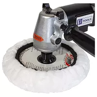 Пневматическая полировальная машина PI TOOLS PJD-150, черная, 150мм, 3000об/мин, резьба М14, Арт. 4461 4478