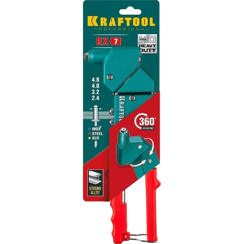 Литой поворотный заклепочник KRAFTOOL RX-7 360°, 2.4 - 4.8 мм 31176_z01 фото 11 Литой поворотный заклепочник KRAFTOOL RX-7 360°, 2.4 - 4.8 мм 31176_z01 фото 11