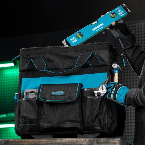 Сумка для инструмента, 460х240х340мм, выдвижная рукоятка, колеса Gross фото 16