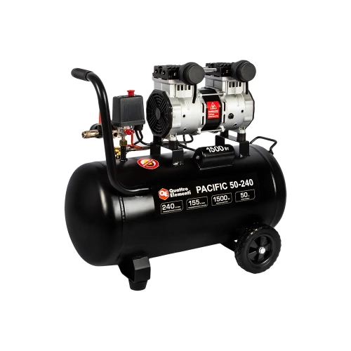 Поршневой безмасляный компрессор QUATTRO ELEMENTI PACIFIC 50-240 919-761 фото 8