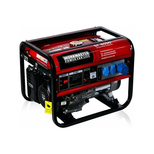 Бензиновый генератор WorkMaster БГ-8500 Бензиновый генератор WorkMaster БГ-8500
