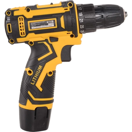 Аккумуляторная дрель-шуруповерт Eurolux ДА-12/2Li 72/14/38 фото 4