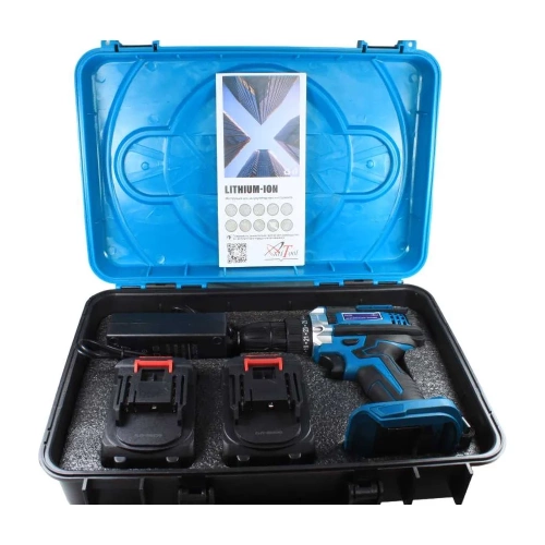 Аккумуляторная дрель-шуруповерт AktiTool cd20g в кейсе, 20 В, 2 li-ion аккум. 4000 mah 101210 фото 3 Аккумуляторная дрель-шуруповерт AktiTool cd20g в кейсе, 20 В, 2 li-ion аккум. 4000 mah 101210 фото 3