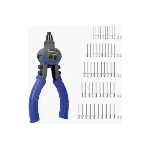 Заклепочник двуручный для тяжелых работ WORKPRO 5-в-1 250мм WP225003 фото 5 Заклепочник двуручный для тяжелых работ WORKPRO 5-в-1 250мм WP225003 фото 5