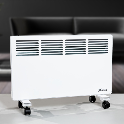 Конвектор электрический КМ-1500.2, 230 В, 1500 Вт, X-образный нагреватель, колеса, термостат MTX фото 23