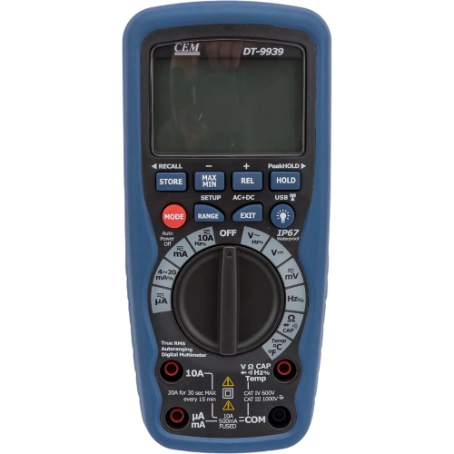 Мультиметр с беспроводным USB интерфейсом СЕМ DT-9939 481103