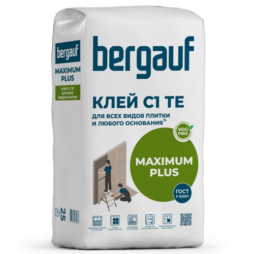 Клей для плитки Bergauf Keramik Maximum Plus 25 кг
