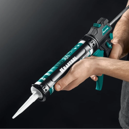 Универсальный закрытый пистолет для герметика 310 мл KRAFTOOL Ultra 06679 фото 8 Универсальный закрытый пистолет для герметика 310 мл KRAFTOOL Ultra 06679 фото 8